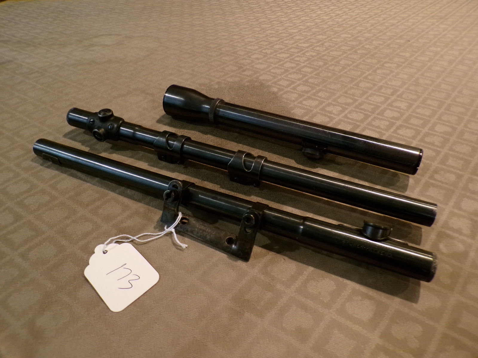 (3) SCOPES MOSSBERG, MOSSBERG NO4 WITH #8 MOUNT, WEAVER (1 of 3)