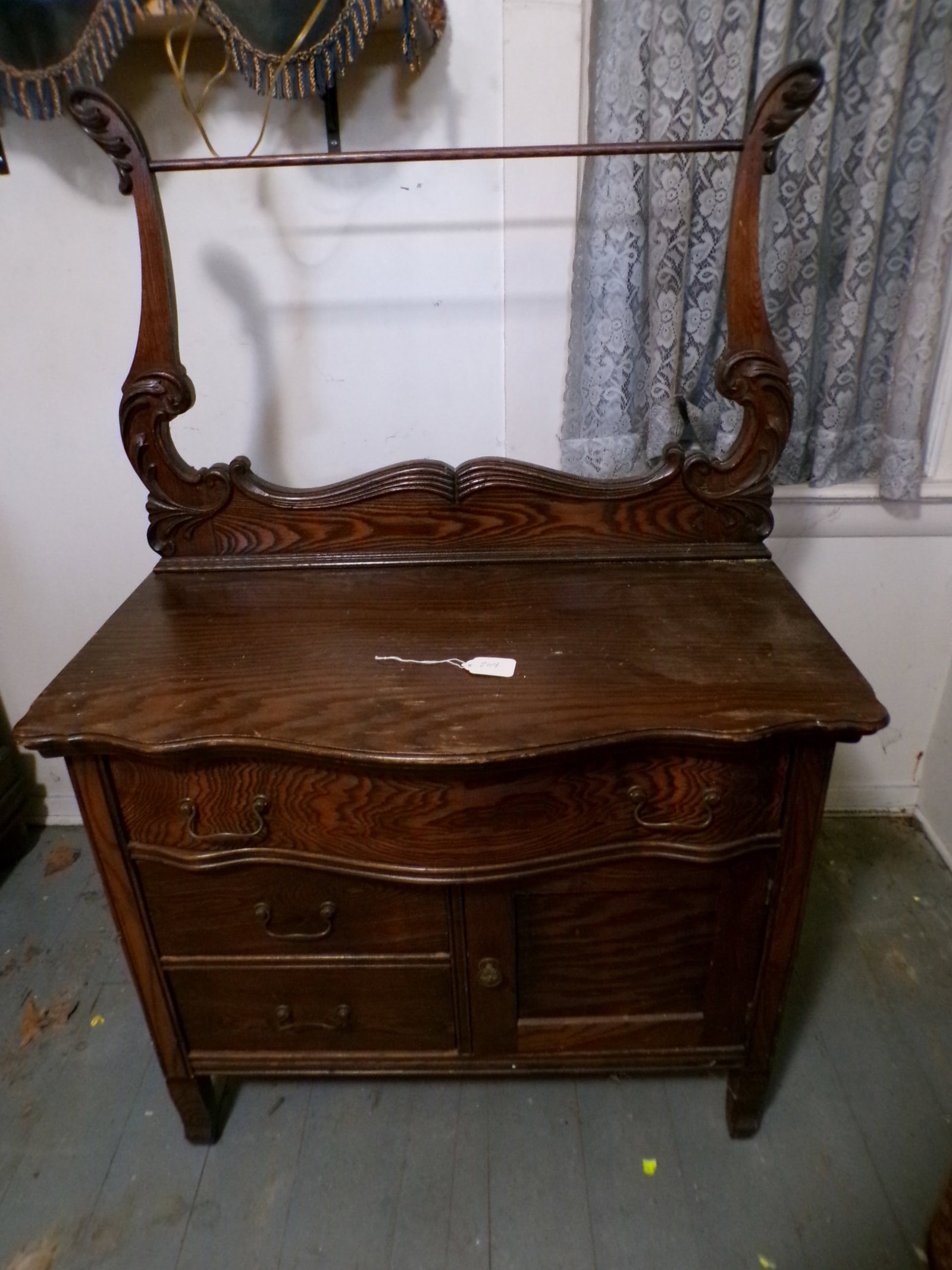 SERPENTINE WASH STAND: GOOD SOLID CONDITION