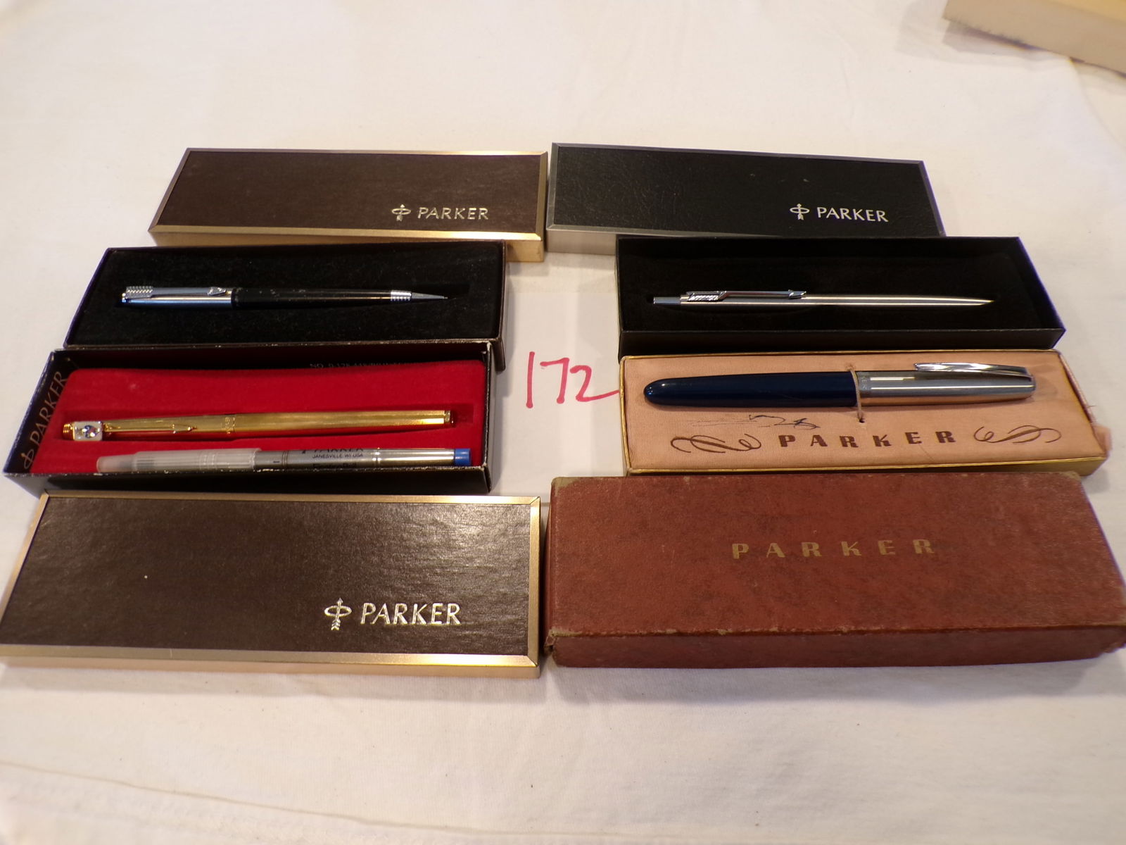 PARKER 21, 2 MECH PENCILS, PEN (1 of 4)