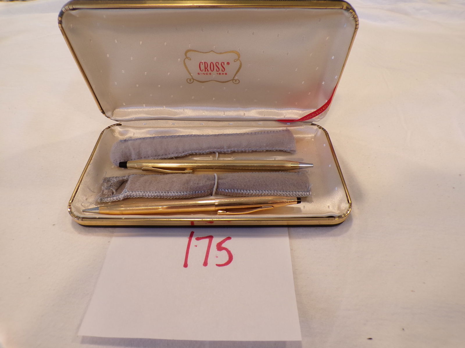 CROSS 12K GOLD FILLED & 14K GOLD FILLED PEN & PENCIL (1 of 4)