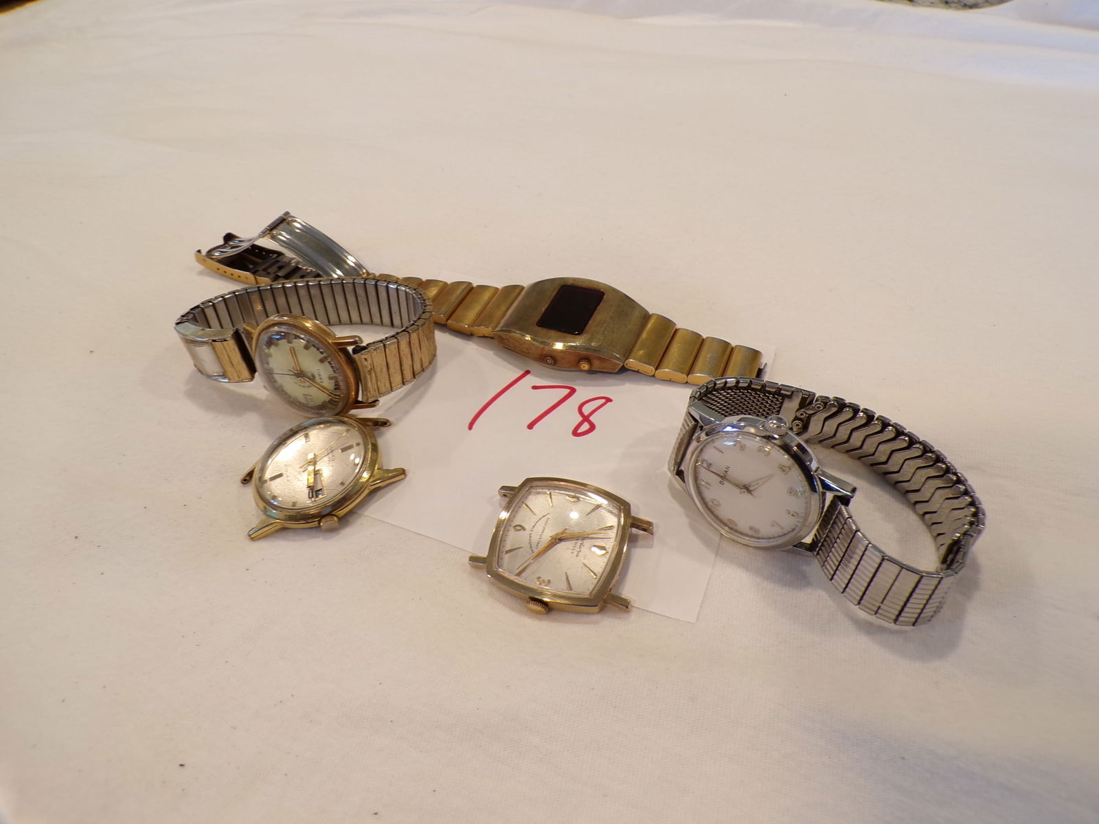 LOT OF WATCHES GRUEN 10K GF 17 JEWEL, ENDURA 21 JEWEL (1 of 1)