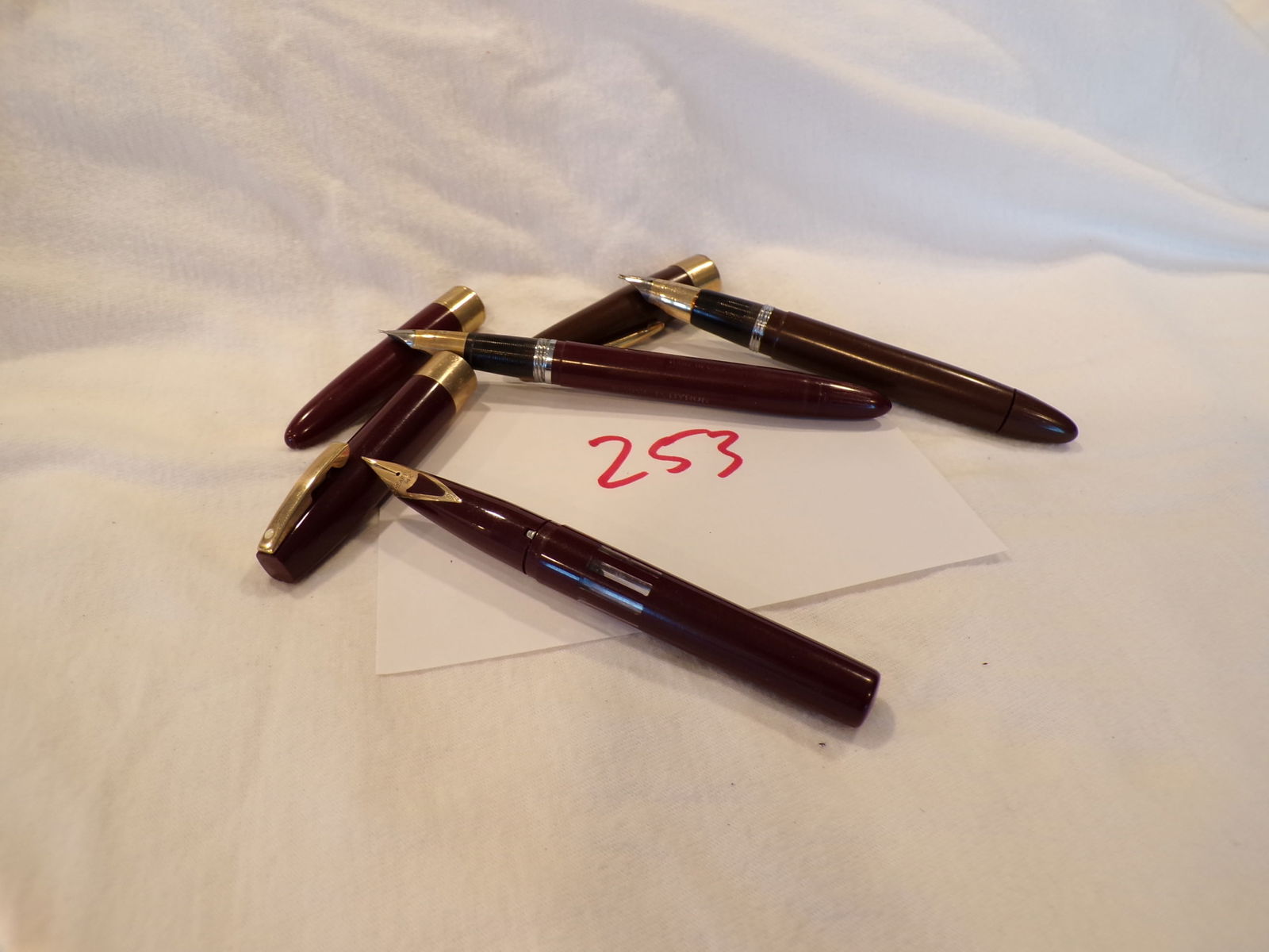 SHEAFFER FP LOT (3) ALL 14K NIBS (1 of 3)