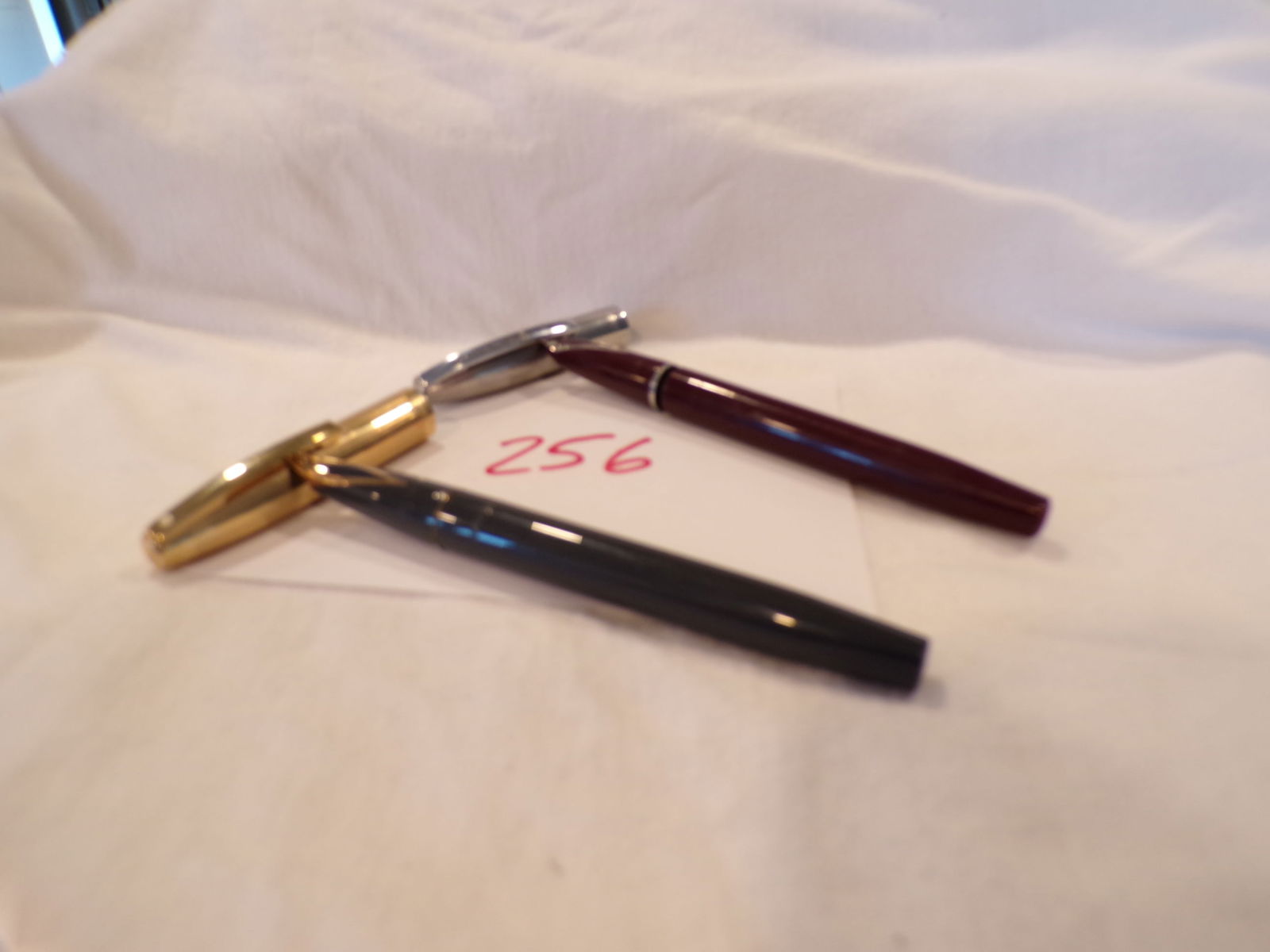 SHEAFFER FP, (2), 1 HAS 14K NIB AND 12K GF CAP (1 of 3)