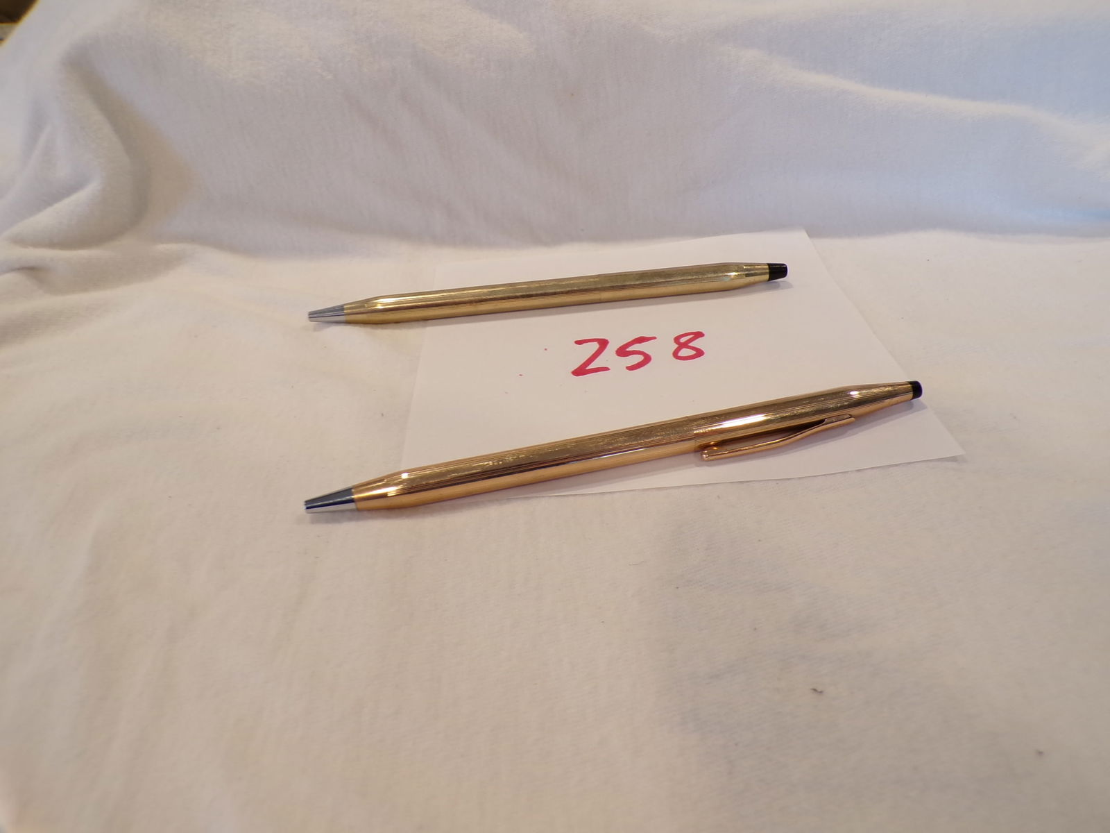 258 CROSS BALL POINT PENS 10K GF AND 14K GF (1 of 3)