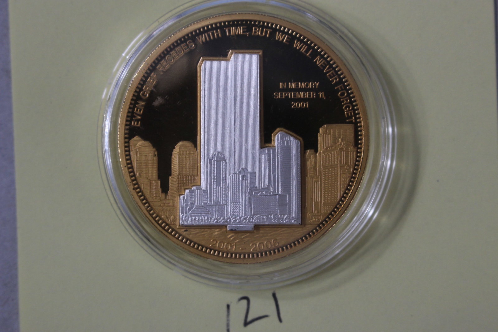2001 NATIONAL COLLECTORS MINT 5TH ANNIVERSARY 9/11 COIN: none