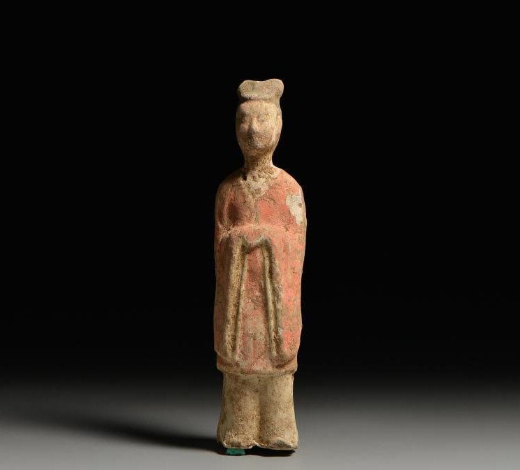 Chinese Sui Dynasty pottery figurines (1 of 3)
