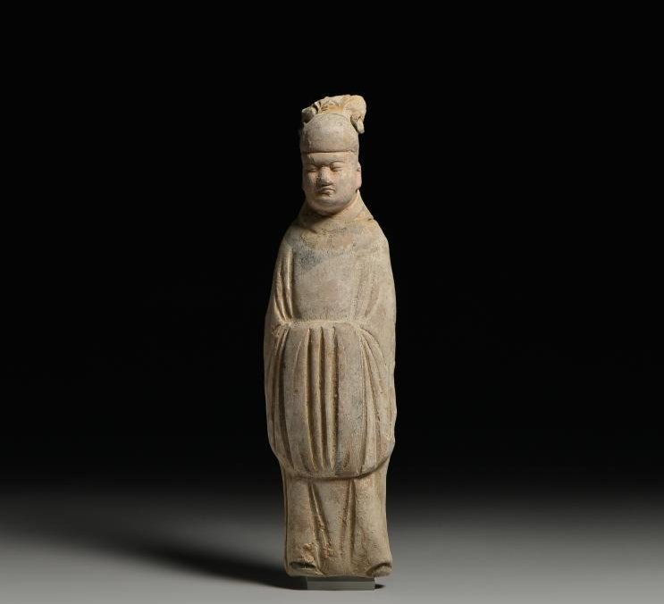 Chinese Ming Dynasty painted figurines (1 of 4)
