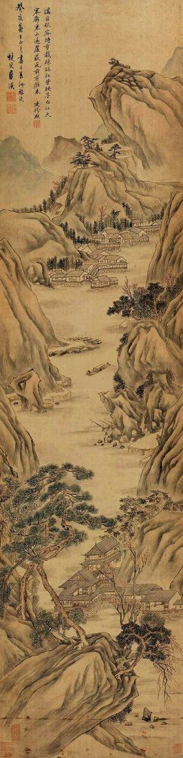 Chinese Silk Painting (Lan Ying) (1 of 3)