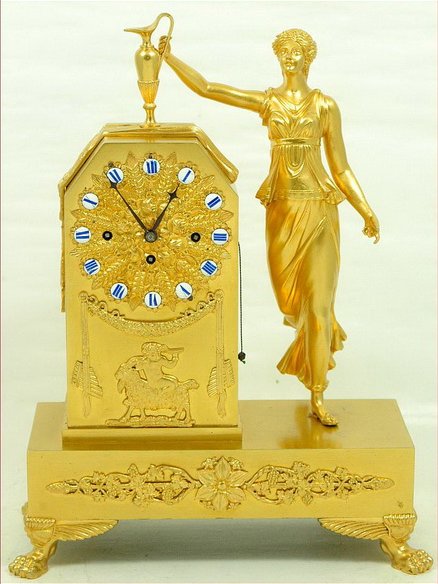 Austria around 1830 gilt bronze clock (1 of 8)
