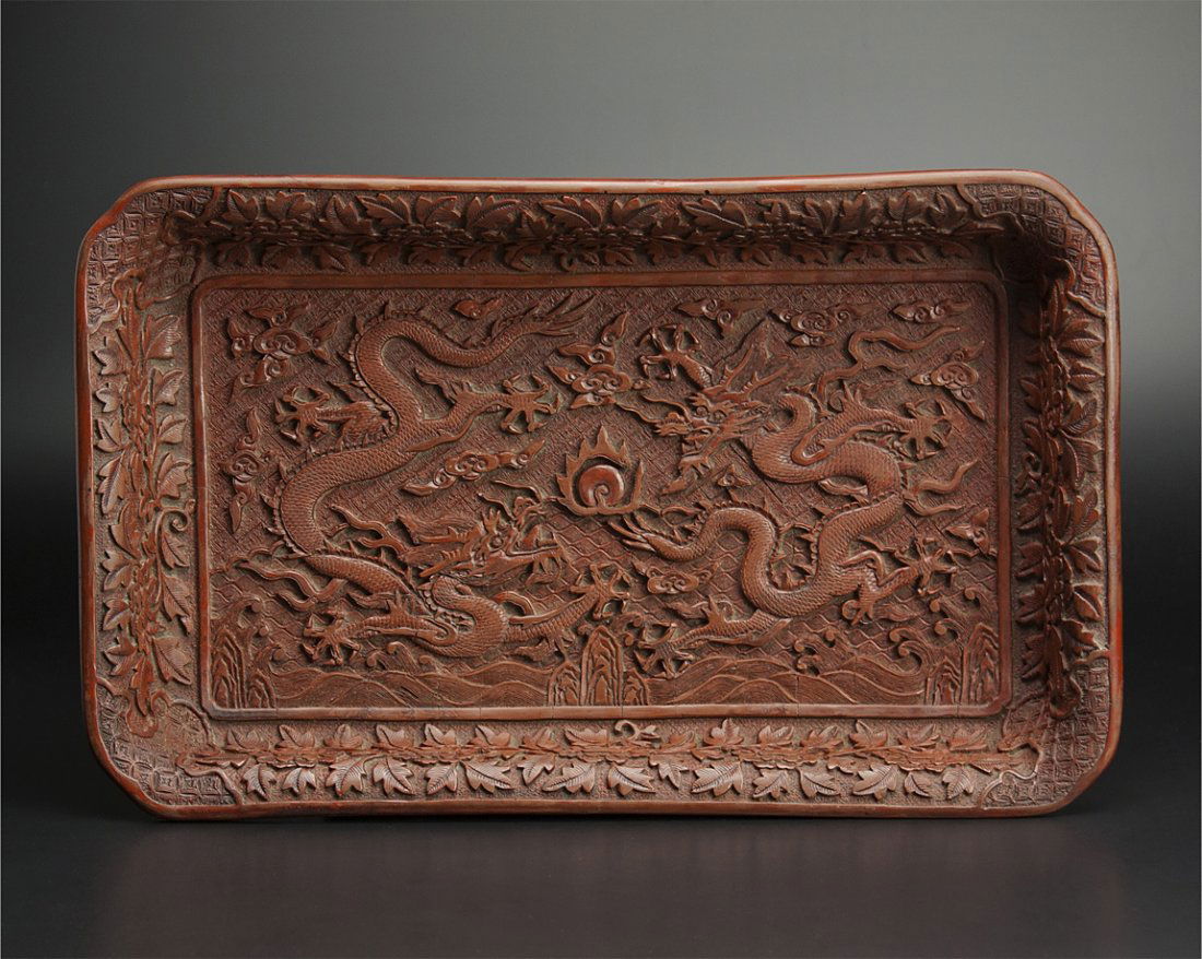 Chinese 18th palace Lacquer ware (1 of 9)