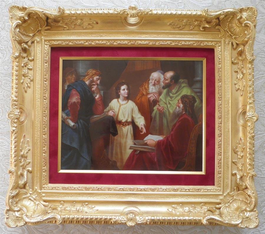 Late 19th Century German KPM Painted Porcelain Plaque (1 of 7)