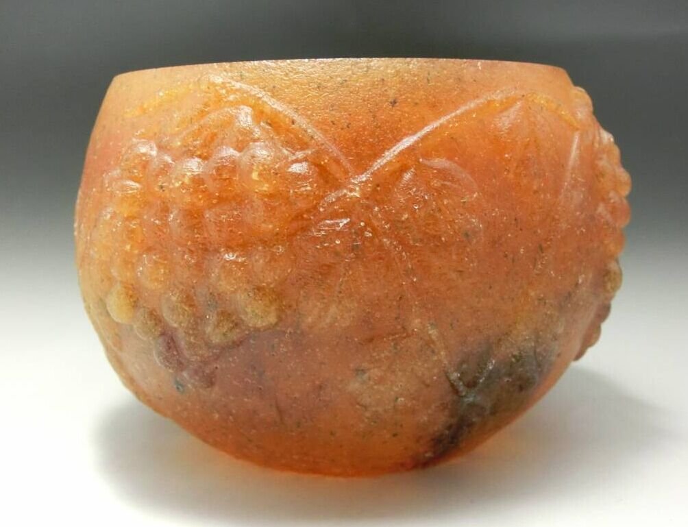 G Argy Rousseau Pate de Verre vase (1 of 8)