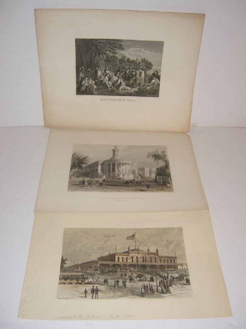 3 18th/19th century engravings/etchings (1 of 5)