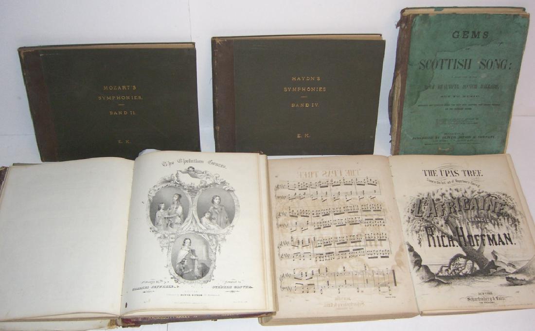5 books 18th/19th century sheet music (1 of 8)