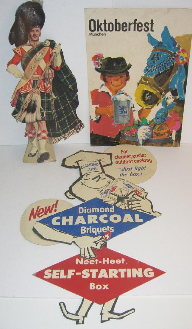 3 vintage store advertising cardboard displays (1 of 6)