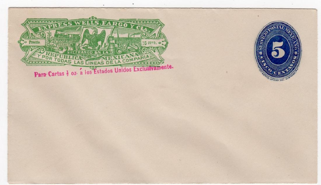 1880s Mexico Wells Fargo Express postal stationary (1 of 1)