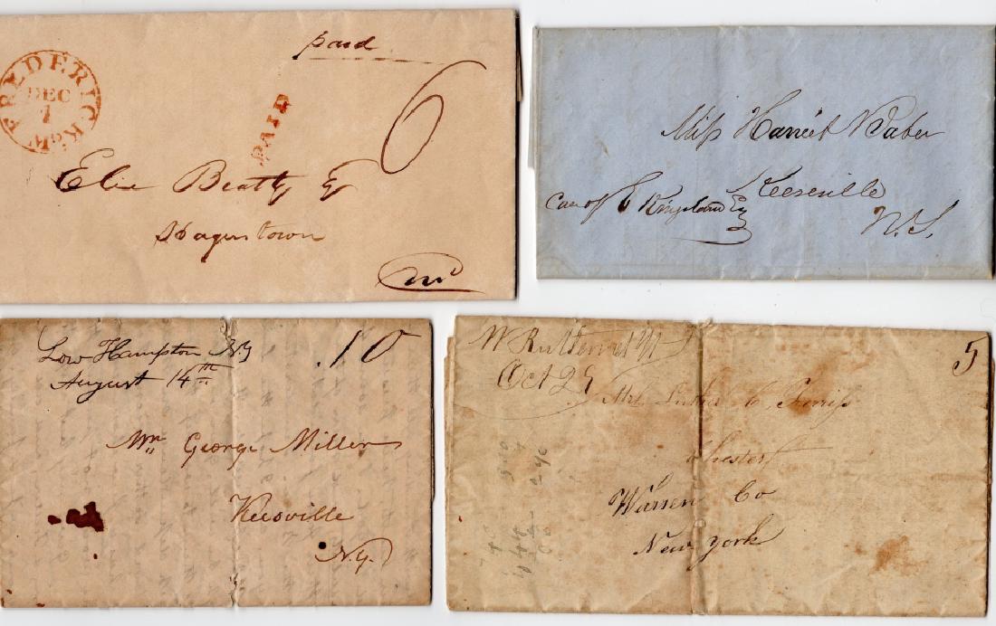 4 US stampless folded letters (1 of 1)