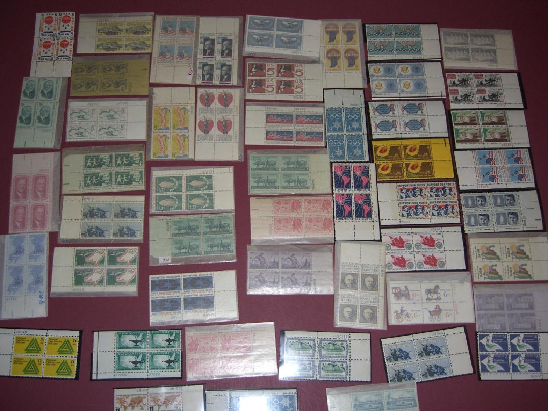 US 50 mixed block stamps lot (1 of 8)