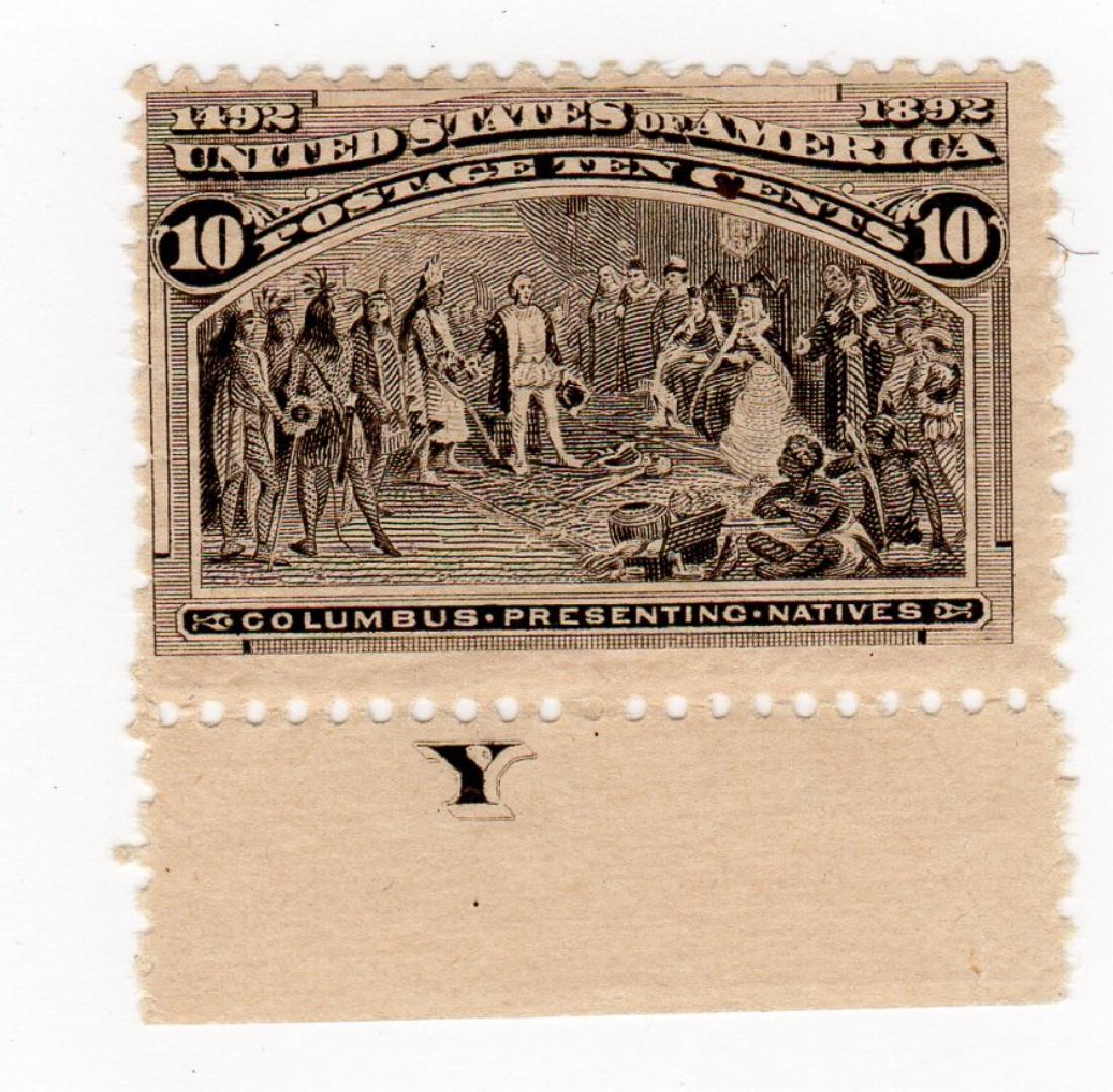 US 1898 10 cents Columbus presenting Natives (1 of 2)