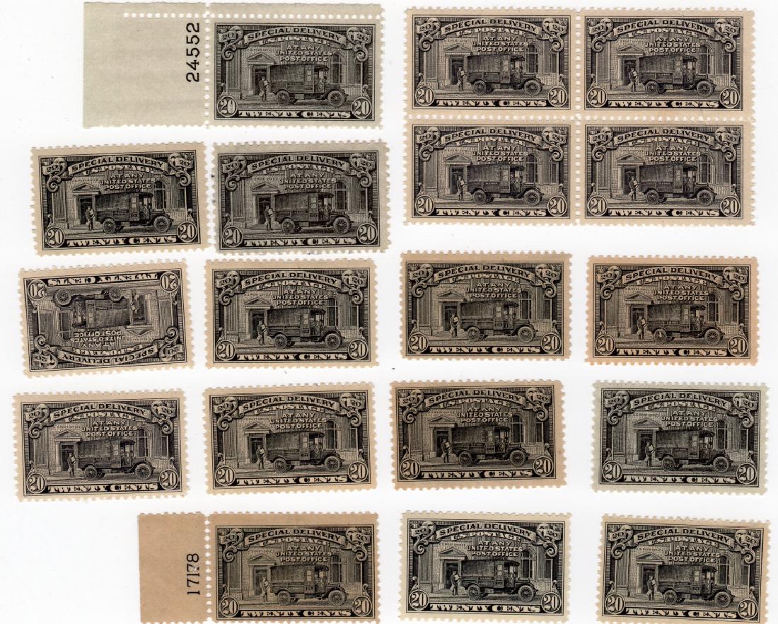 18 US 1925 Special delivery BOB 20 cents stamps (1 of 2)