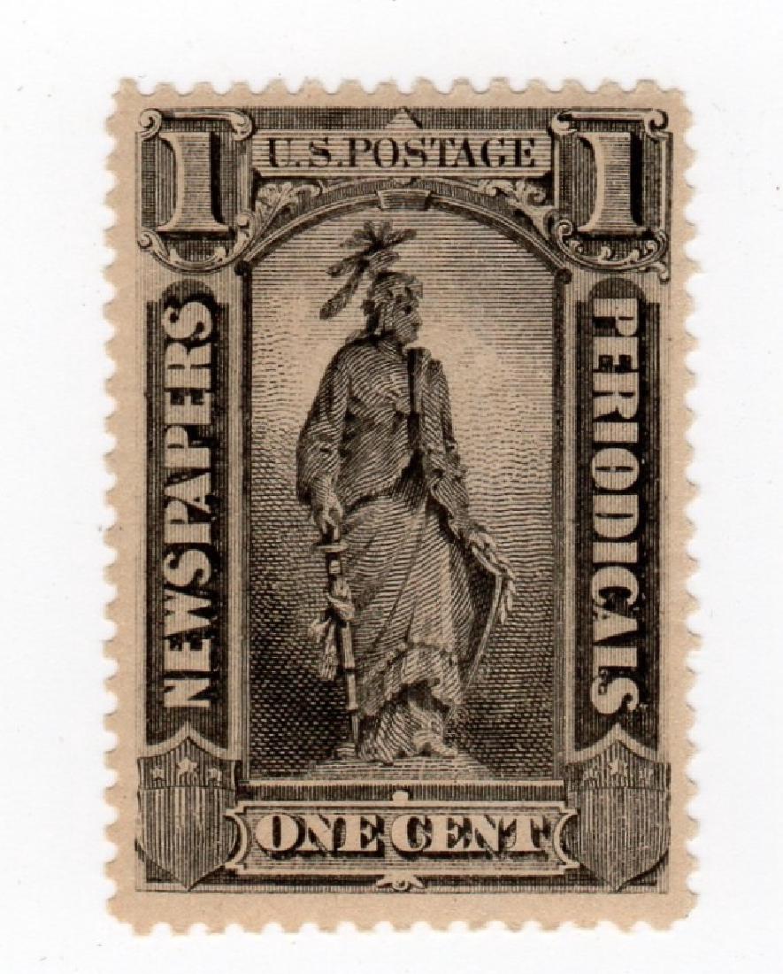 US 1885 1 cent Newspaper BOB stamp (1 of 3)