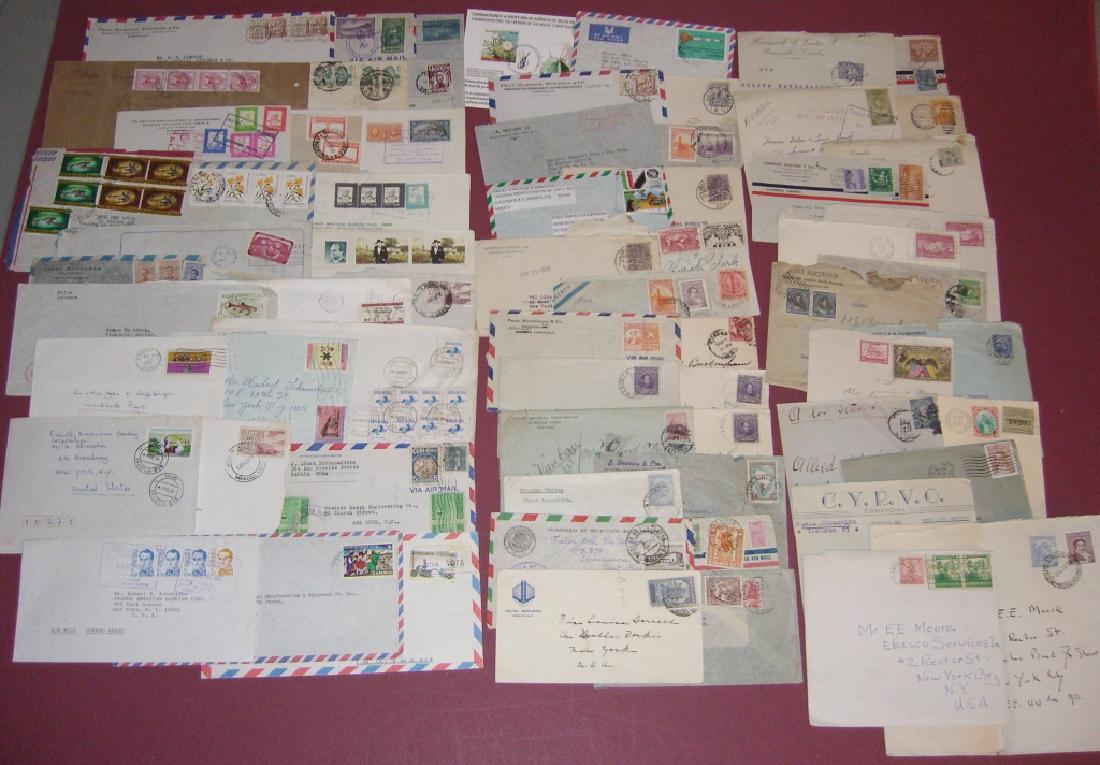 70 assorted world stamped envelope covers (1 of 11)