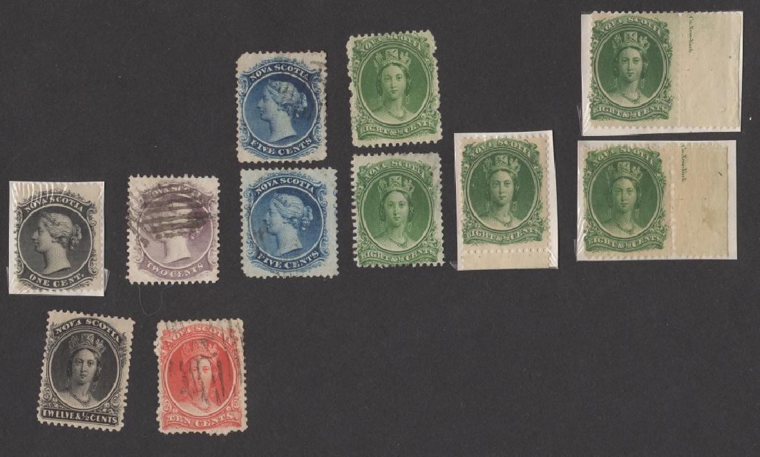 11 1860-63 Canada Nova Scotia Queen Victoria stamp (1 of 1)