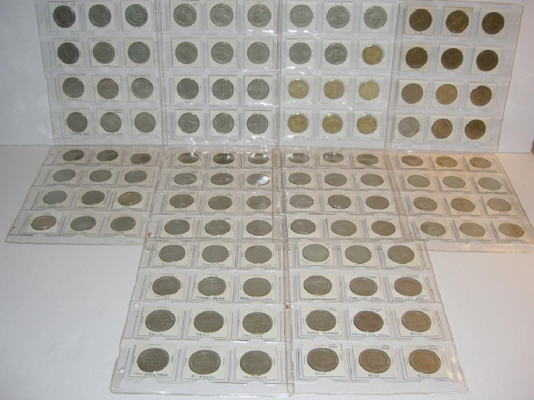 120 vintage $1 $2 casino token chips (1 of 20)
