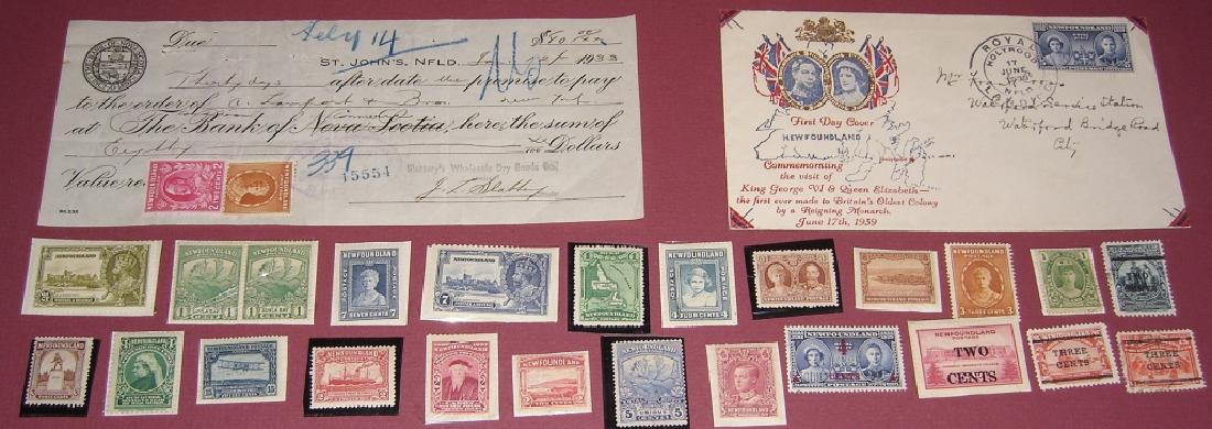 26 Canada New Foundland stamps cover receipt (1 of 6)