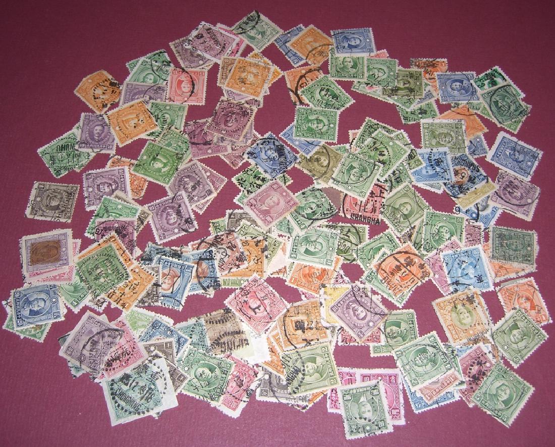 china mixed stamps lot (1 of 8)
