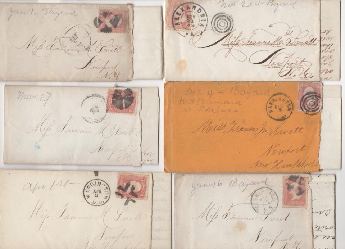 10 US 1860s civil war  covers letters SC #65 (1 of 10)