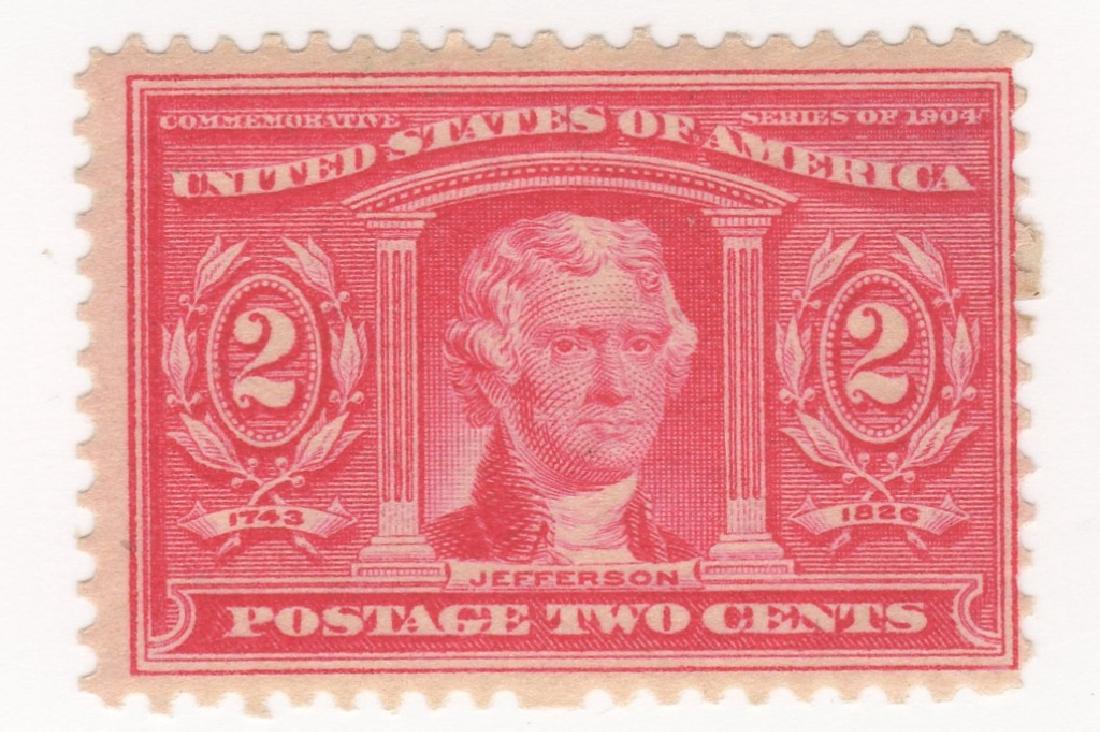 US SC 324 1904 2 cents Jefferson stamp