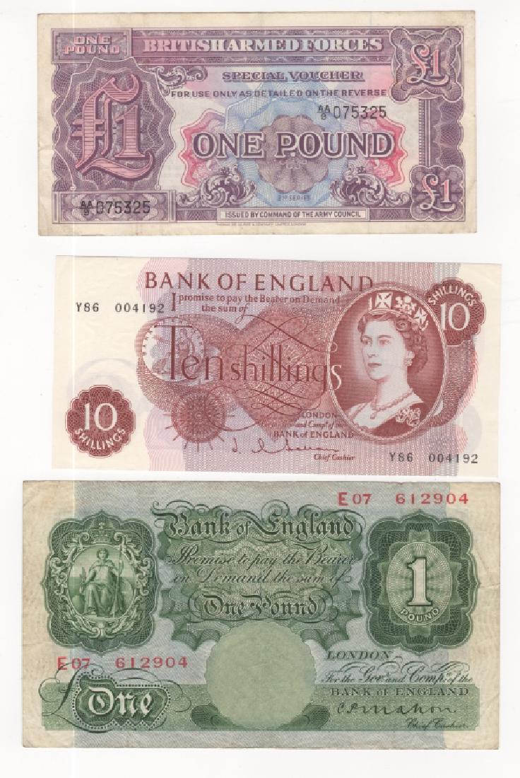 3 England paper money (1 of 2)