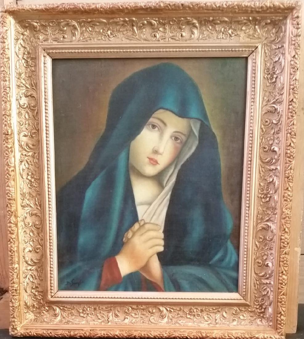 DIMITRIE SEMAFIR OIL ON CANVAS RELIGIOUS ICON (1 of 4)