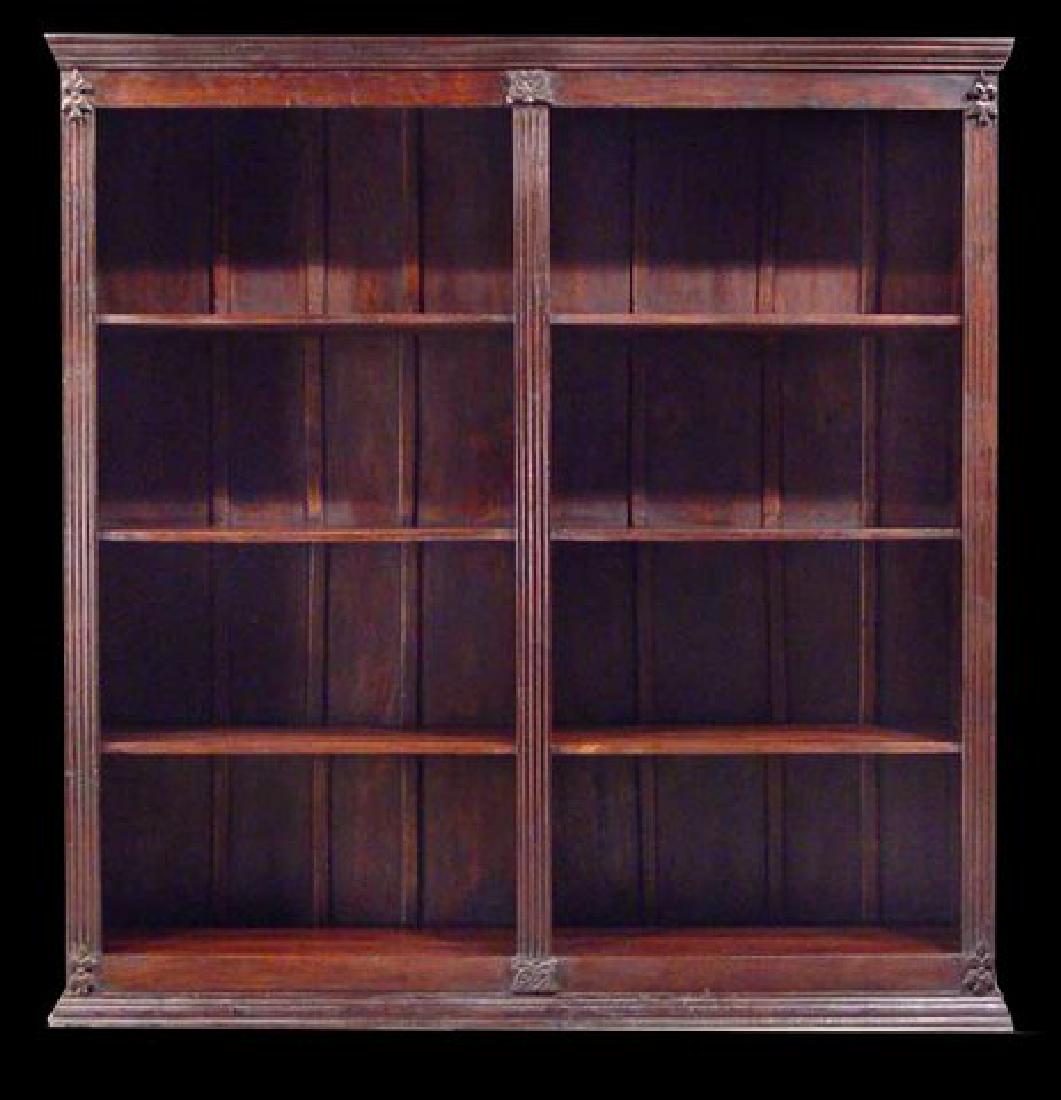 BLACK FOREST WALNUT OFFICE LIBRARY BOOKCASE (1 of 1)