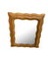 Vintage Mid-Size Wall Mirror Wood Frame
