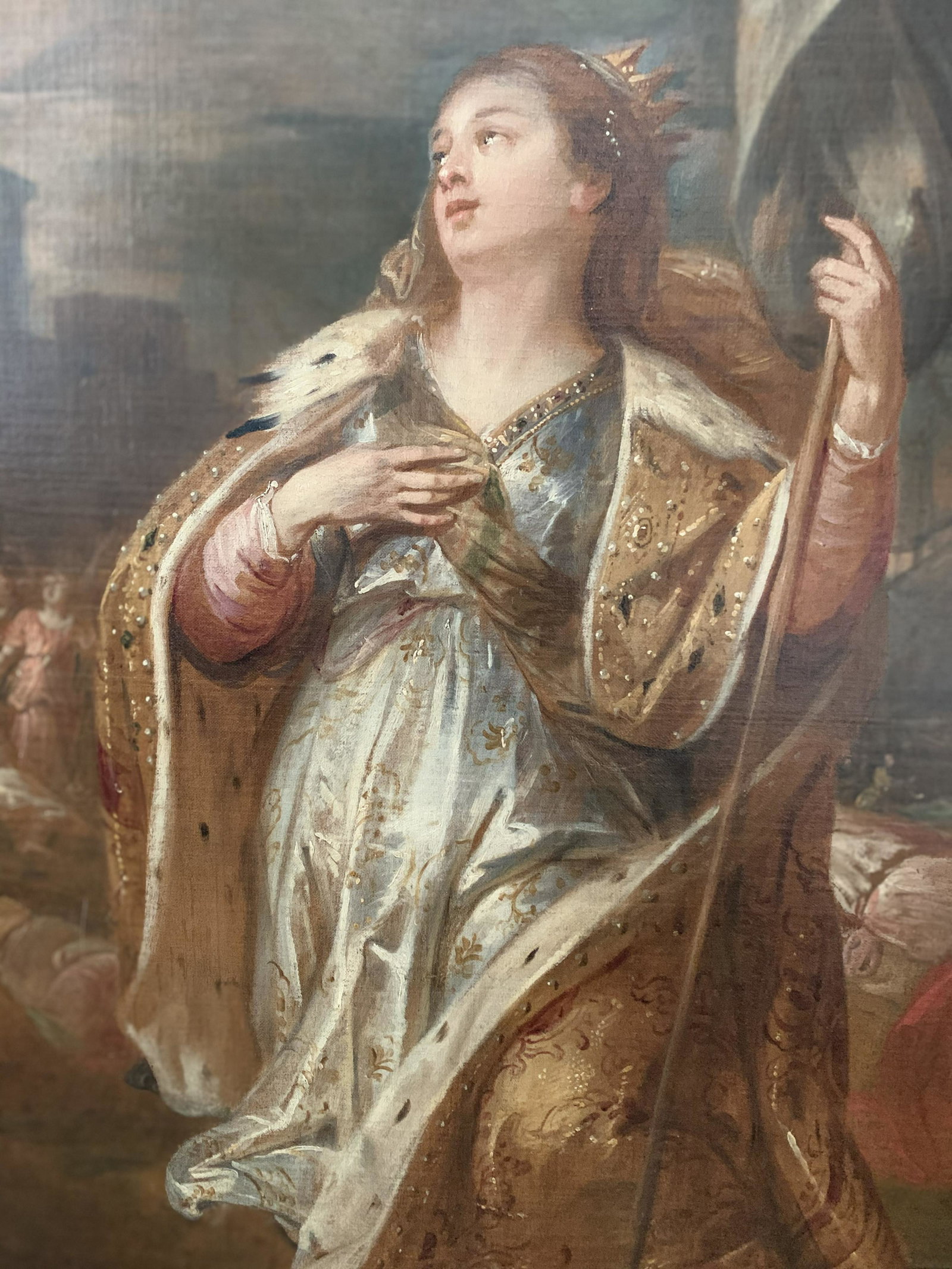 Old Masters 17th/18th Century Large Painting Oil on (1 of 9)