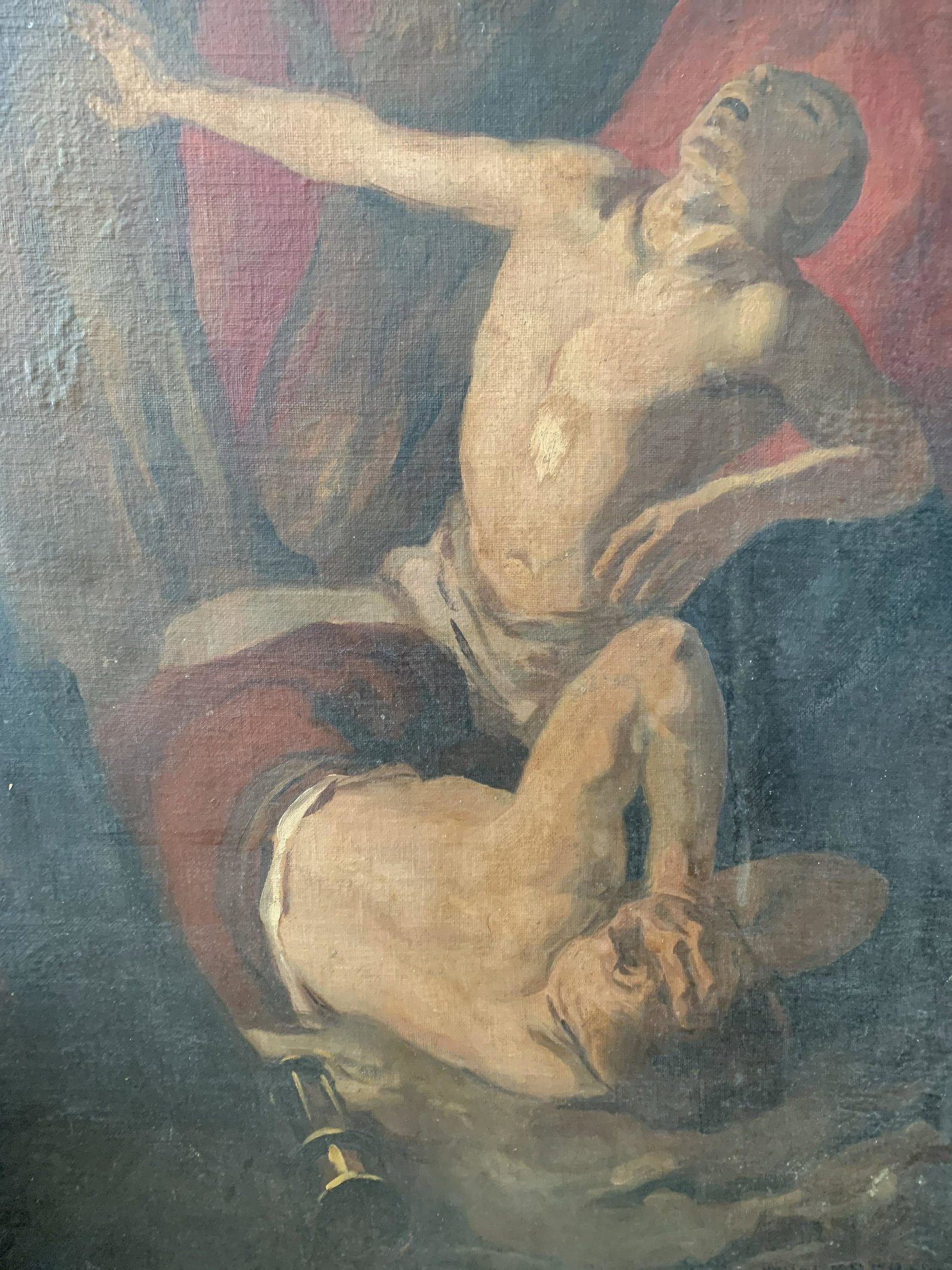 17th/18th Century Mythological Scene Two Men (1 of 7)