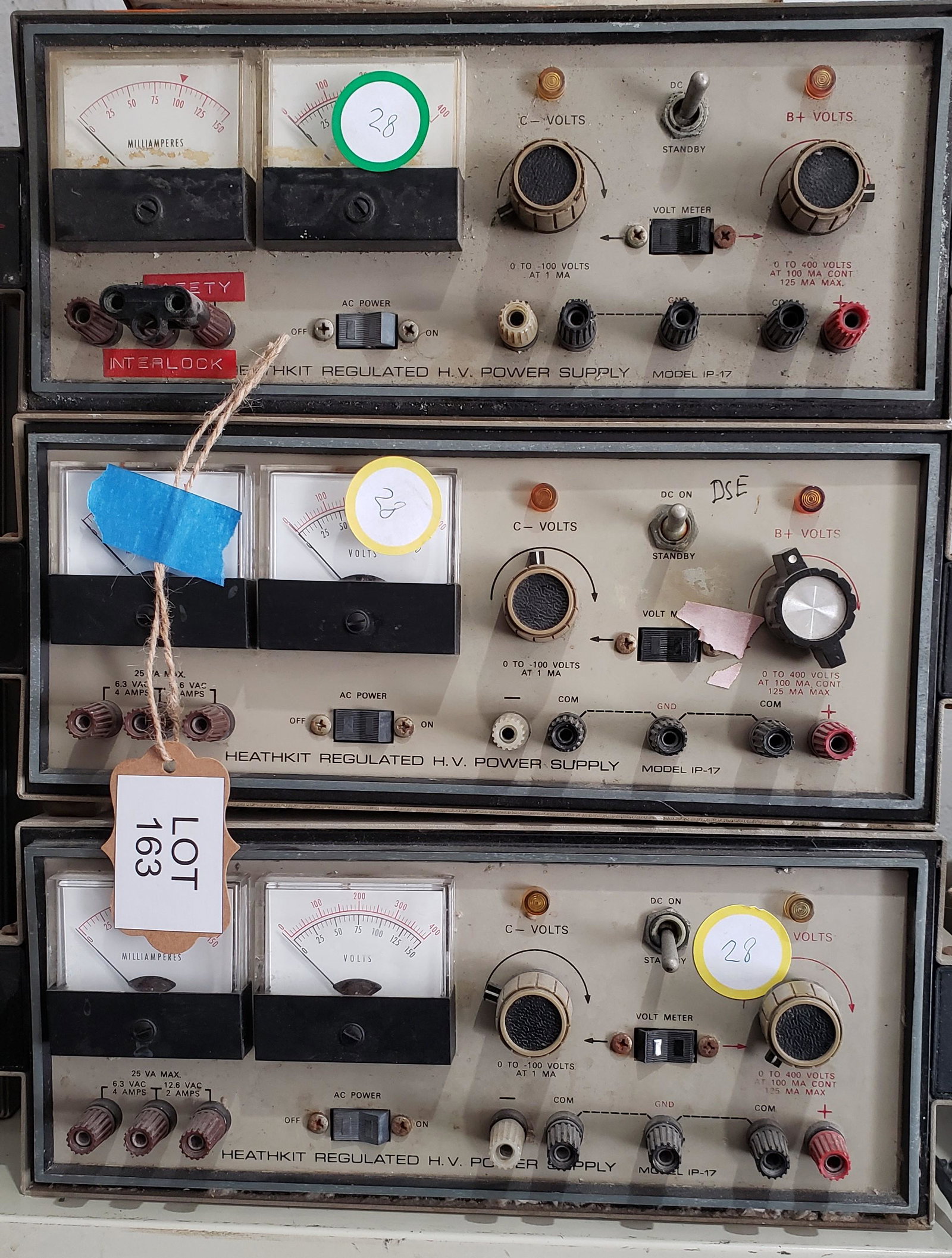 Heathkit Regulated H.V Power Supply Model Ip-17m (1 of 4)