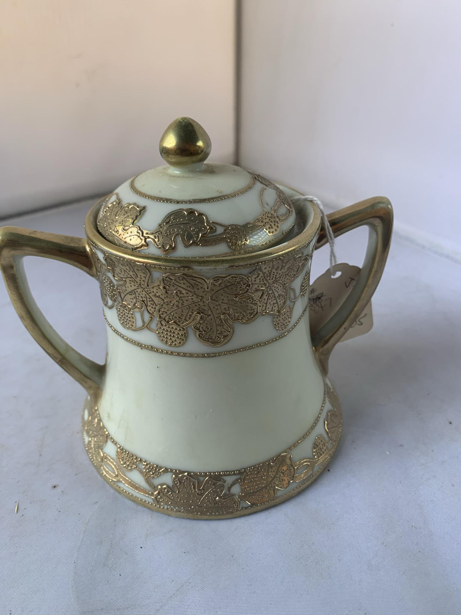 Antique Nippon Sugar Bowl (1 of 5)