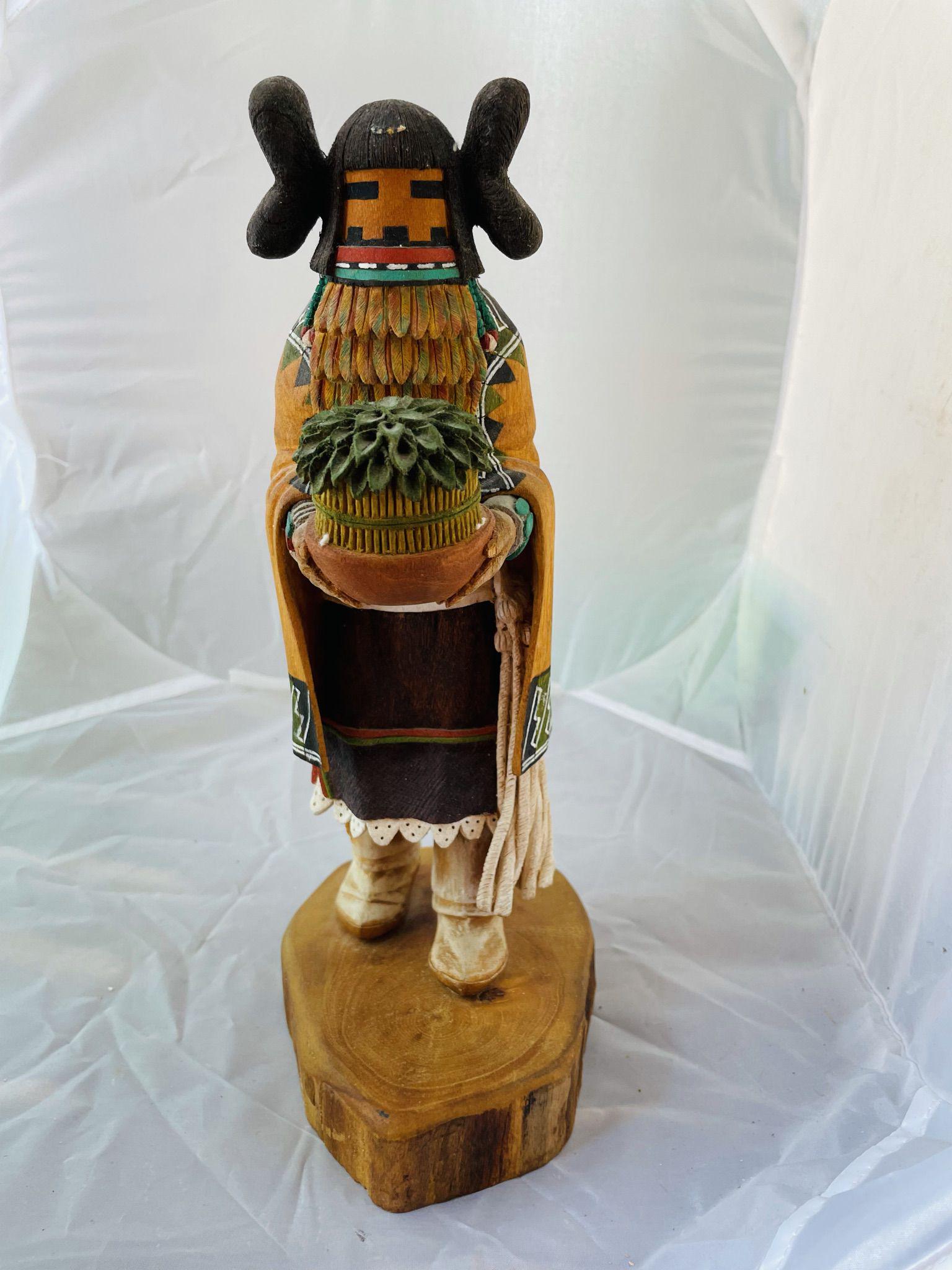 Signed  Vintage Carl Bahnimpewa Hopi Kachina (1 of 4)