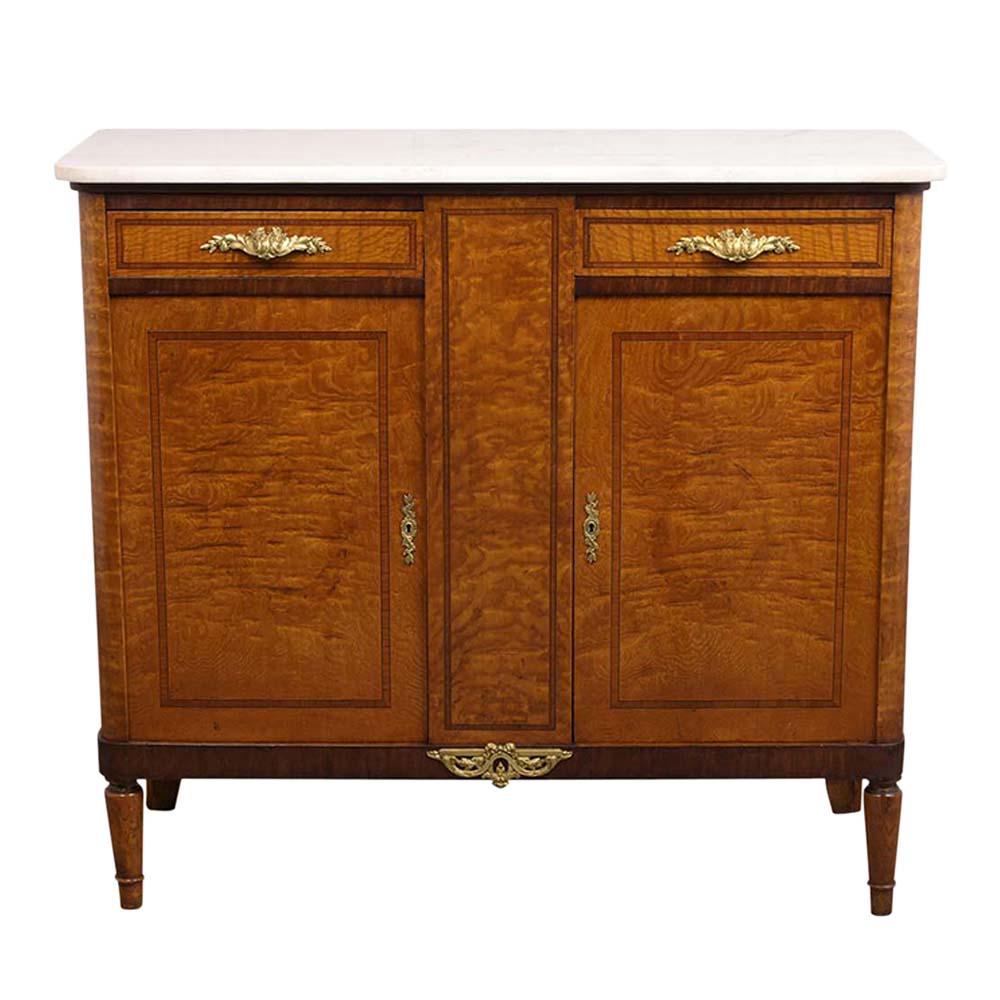 Antique Louis XVI Marble Top Server (1 of 7)