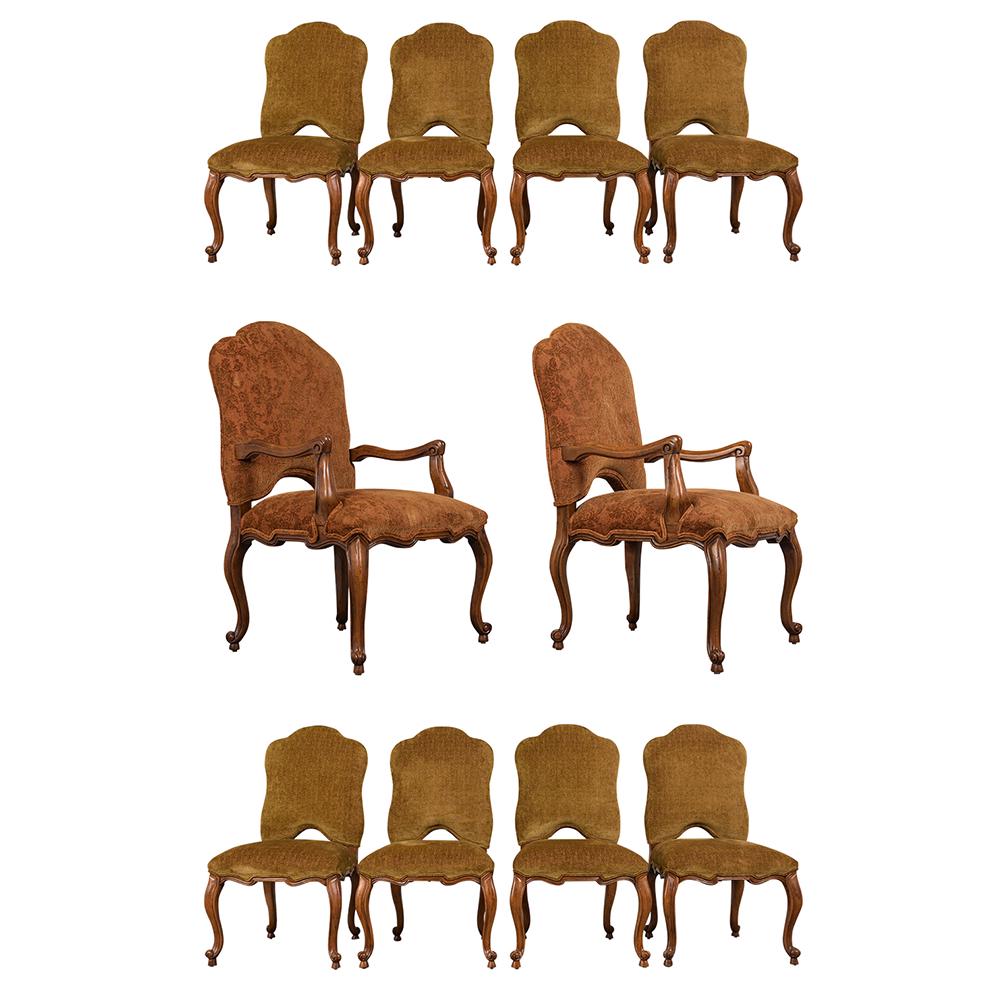 Vintage Italian Set of 10 Dining Chairs (1 of 5)