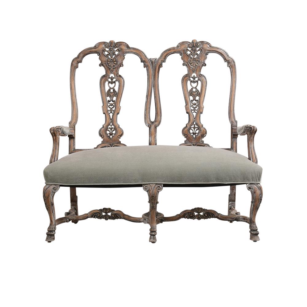 Antique Walnut English Bench (1 of 5)