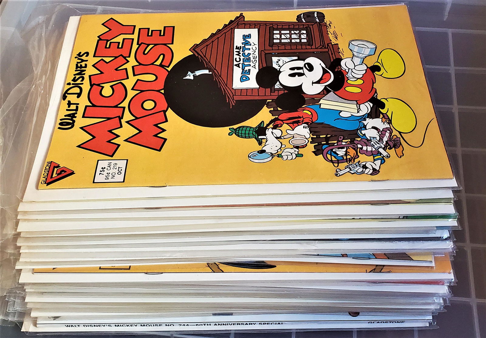 Set of Vintage Disney Mickey Mouse Comics and Albums (72 items). (1 of 6)