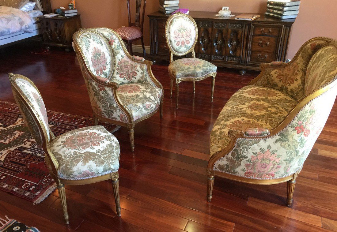 Fabulous Early 20th C. Louis XV Style 4 Piece Parlor (1 of 9)