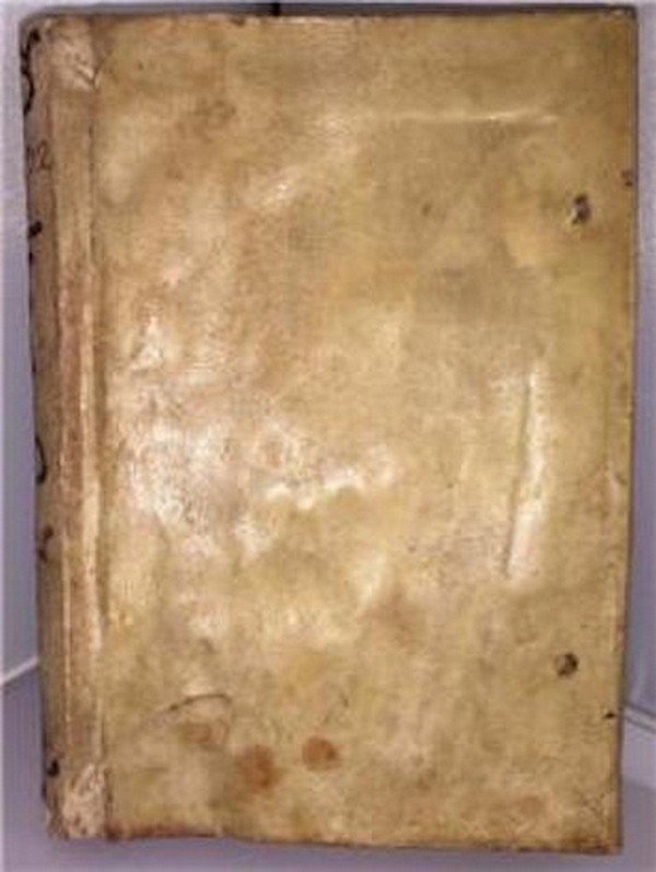 S.JOSEPH - DISSERTATIONES SCHOLASTICAE -1729: A very good copy - in 12 (16x9,5cm), (6) 219pp. (7); published in 1729 in Mexico by Josephi Bernardi de Hogal, velum binding which seems to be the original binding, written in Latin, not sure if this