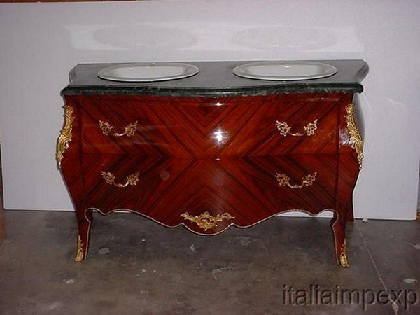 Vintage Italian Red Oak Sink Como from 1950 (1 of 2)
