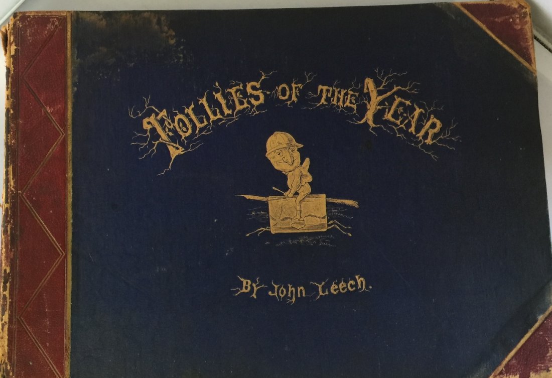 John Leech Follies of the Year  1864 Colored (1 of 5)