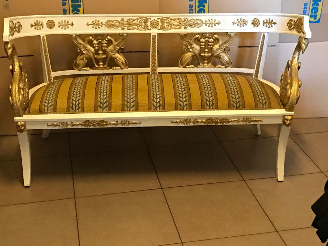 Mid 1800's Century French Empire Living Room Set (1 of 10)